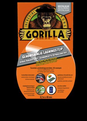 Gorilla Tape Clear Rapir 8,2m