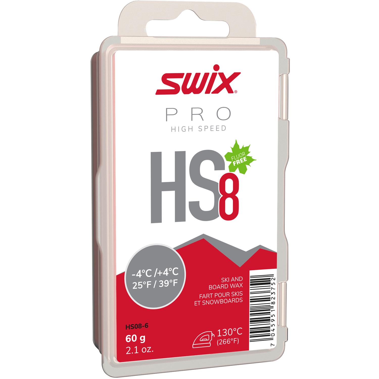 Swix Hs8 Red, -4°C/+4°C, 60g