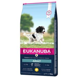 EUKANUBA EUK ADULT MEDIUM 15KG